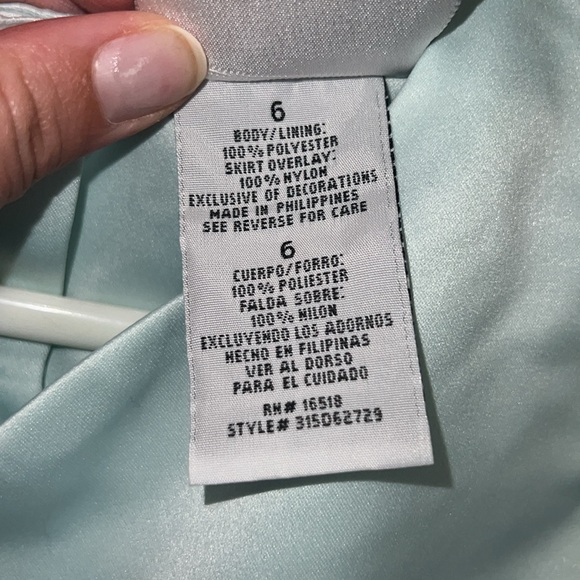 Youngland Light Teal and Pink Summer Dress [Size 6] - Picture 8 of 15